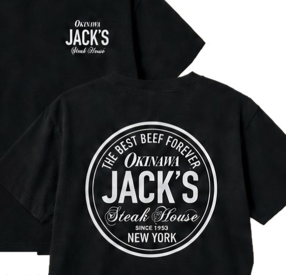 親子Tシャツセット(大人用黒・キッズ用3色) – JACK'S STEAK HOUSE