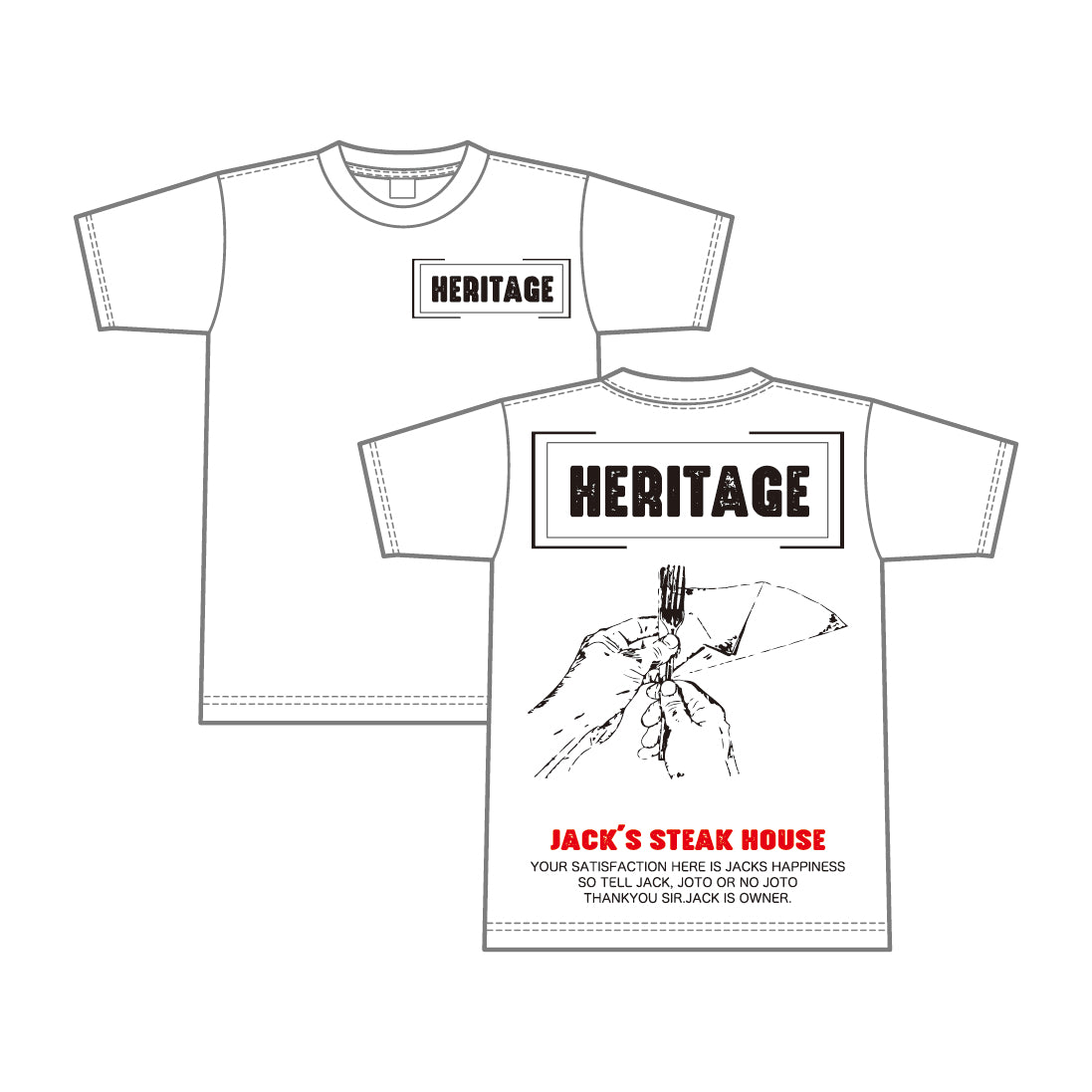 新作Tシャツ　HERITAGE