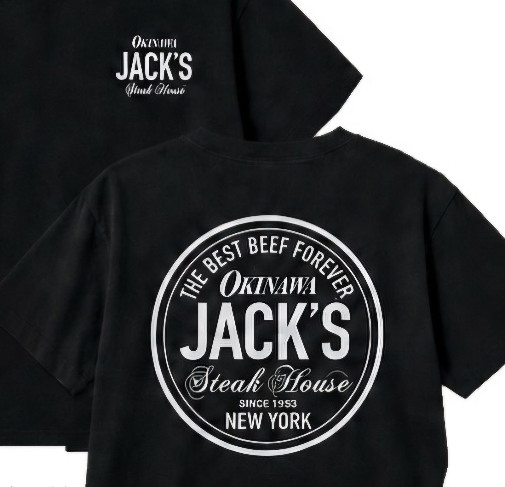 親子Tシャツセット(大人用黒・キッズ用3色) – JACK'S STEAK HOUSE